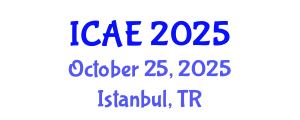 International Conference on Agricultural Engineering (ICAE) October 25, 2025 - Istanbul, Turkey