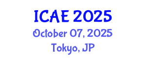 International Conference on Agricultural Engineering (ICAE) October 07, 2025 - Tokyo, Japan