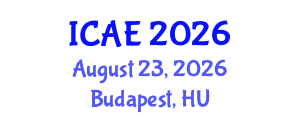 International Conference on Agricultural Engineering (ICAE) August 23, 2026 - Budapest, Hungary