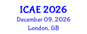 International Conference on Agricultural Engineering (ICAE) December 09, 2026 - London, United Kingdom International Conference on Agricultural Engineering (ICAE) December 09, 2026 - London, United Kingdom