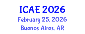 International Conference on Agricultural Engineering (ICAE) February 25, 2026 - Buenos Aires, Argentina