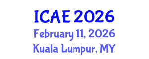 International Conference on Agricultural Engineering (ICAE) February 11, 2026 - Kuala Lumpur, Malaysia