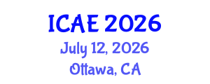 International Conference on Agricultural Engineering (ICAE) July 12, 2026 - Ottawa, Canada