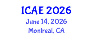 International Conference on Agricultural Engineering (ICAE) June 14, 2026 - Montreal, Canada