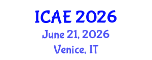 International Conference on Agricultural Engineering (ICAE) June 21, 2026 - Venice, Italy