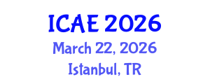 International Conference on Agricultural Engineering (ICAE) March 22, 2026 - Istanbul, Turkey