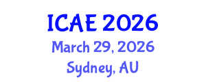 International Conference on Agricultural Engineering (ICAE) March 29, 2026 - Sydney, Australia