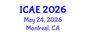 International Conference on Agricultural Engineering (ICAE) May 24, 2026 - Montreal, Canada