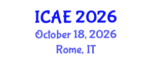 International Conference on Agricultural Engineering (ICAE) October 18, 2026 - Rome, Italy