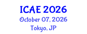 International Conference on Agricultural Engineering (ICAE) October 07, 2026 - Tokyo, Japan