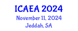 International Conference on Agricultural Entomology and Applications (ICAEA) November 11, 2024 - Jeddah, Saudi Arabia