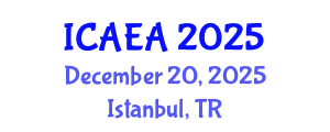 International Conference on Agricultural Entomology and Applications (ICAEA) December 20, 2025 - Istanbul, Turkey