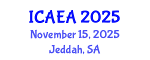 International Conference on Agricultural Entomology and Applications (ICAEA) November 15, 2025 - Jeddah, Saudi Arabia