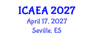 International Conference on Agricultural Entomology and Applications (ICAEA) April 17, 2027 - Seville, Spain International Conference on Agricultural Entomology and Applications (ICAEA) April 17, 2027 - Seville, Spain
