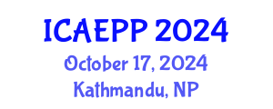International Conference on Agricultural Entomology and Plant Pathology (ICAEPP) October 21, 2024 - Kathmandu, Nepal