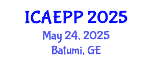 International Conference on Agricultural Entomology and Plant Pathology (ICAEPP) May 24, 2025 - Batumi, Georgia
