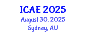 International Conference on Agricultural Entomology (ICAE) August 30, 2025 - Sydney, Australia