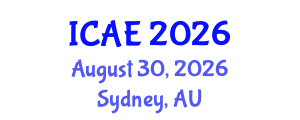 International Conference on Agricultural Entomology (ICAE) August 30, 2026 - Sydney, Australia