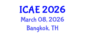 International Conference on Agricultural Entomology (ICAE) March 08, 2026 - Bangkok, Thailand