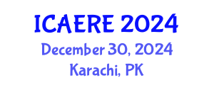 International Conference on Agricultural, Environmental and Resource Economics (ICAERE) December 30, 2024 - Karachi, Pakistan