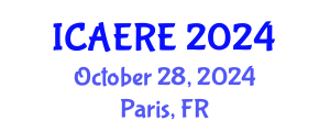 International Conference on Agricultural, Environmental and Resource Economics (ICAERE) October 28, 2024 - Paris, France