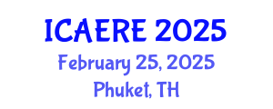 International Conference on Agricultural, Environmental and Resource Economics (ICAERE) February 25, 2025 - Phuket, Thailand