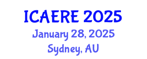 International Conference on Agricultural, Environmental and Resource Economics (ICAERE) January 28, 2025 - Sydney, Australia