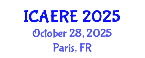 International Conference on Agricultural, Environmental and Resource Economics (ICAERE) October 28, 2025 - Paris, France
