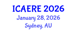 International Conference on Agricultural, Environmental and Resource Economics (ICAERE) January 28, 2026 - Sydney, Australia