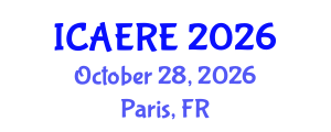 International Conference on Agricultural, Environmental and Resource Economics (ICAERE) October 28, 2026 - Paris, France