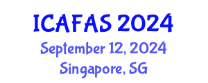 International Conference on Agricultural, Food and Animal Sciences (ICAFAS) September 12, 2024 - Singapore, Singapore
