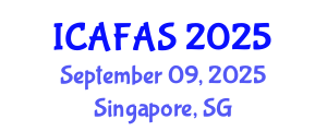 International Conference on Agricultural, Food and Animal Sciences (ICAFAS) September 09, 2025 - Singapore, Singapore