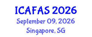 International Conference on Agricultural, Food and Animal Sciences (ICAFAS) September 09, 2026 - Singapore, Singapore