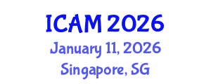 International Conference on Agricultural Machinery (ICAM) January 11, 2026 - Singapore, Singapore