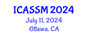 International Conference on Agricultural Science and Soil Management (ICASSM) July 11, 2024 - Ottawa, Canada
