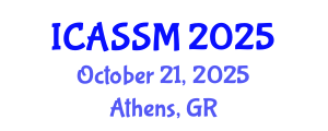International Conference on Agricultural Science and Soil Management (ICASSM) October 21, 2025 - Athens, Greece
