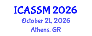 International Conference on Agricultural Science and Soil Management (ICASSM) October 21, 2026 - Athens, Greece