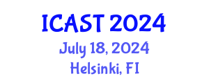 International Conference on Agricultural Science and Technology (ICAST) July 18, 2024 - Helsinki, Finland