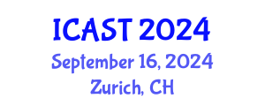 International Conference on Agricultural Science and Technology (ICAST) September 16, 2024 - Zurich, Switzerland