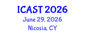 International Conference on Agricultural Science and Technology (ICAST) June 29, 2026 - Nicosia, Cyprus International Conference on Agricultural Science and Technology (ICAST) June 29, 2026 - Nicosia, Cyprus