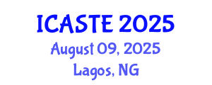 International Conference on Agricultural Science, Technology and Engineering (ICASTE) August 09, 2025 - Lagos, Nigeria