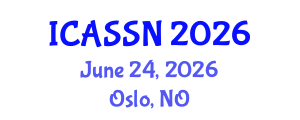 International Conference on Agricultural Soil Science and Nutrition (ICASSN) June 24, 2026 - Oslo, Norway