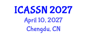 International Conference on Agricultural Soil Science and Nutrition (ICASSN) April 10, 2027 - Chengdu, China International Conference on Agricultural Soil Science and Nutrition (ICASSN) April 10, 2027 - Chengdu, China