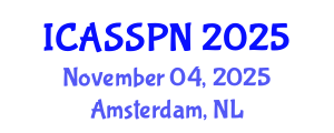 International Conference on Agricultural Soil Science and Plant Nutrition (ICASSPN) November 04, 2025 - Amsterdam, Netherlands