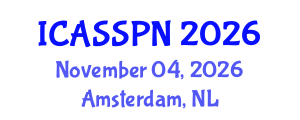 International Conference on Agricultural Soil Science and Plant Nutrition (ICASSPN) November 04, 2026 - Amsterdam, Netherlands