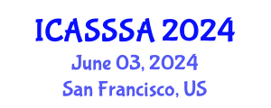 International Conference on Agricultural Soil Science and Soil Analysis (ICASSSA) June 03, 2024 - San Francisco, United States
