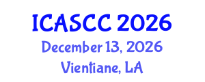 International Conference on Agricultural Statistics and Climate Change (ICASCC) December 13, 2026 - Vientiane, Laos International Conference on Agricultural Statistics and Climate Change (ICASCC) December 13, 2026 - Vientiane, Laos