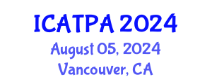 International Conference on Agricultural Technology and Precision Agriculture (ICATPA) August 05, 2024 - Vancouver, Canada