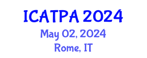 International Conference on Agricultural Technology and Precision Agriculture (ICATPA) May 02, 2024 - Rome, Italy