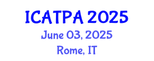 International Conference on Agricultural Technology and Precision Agriculture (ICATPA) June 03, 2025 - Rome, Italy